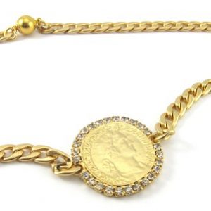 Ancient coin necklace