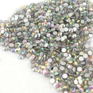 Crystal AB 6ss flat back goldstone