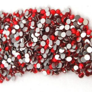 Light siam 6ss flat back goldstone