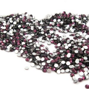 Amethyst 6ss flat back goldstone