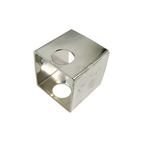 צינור ריבוע 20x20 עם 2 חורים