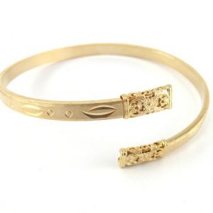 Decorated snake bracelet