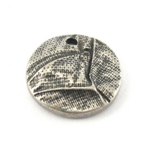 תליון עגול מעוטר 16.5 מ"מ