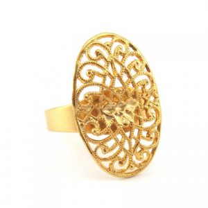 Oval Filigree ring