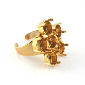 Flower ring setting 39ss