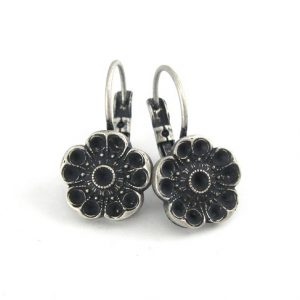 Flower earrings base