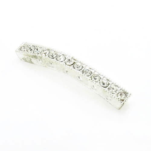 צינור משונן+מעוגל משובץ בקריסטלים