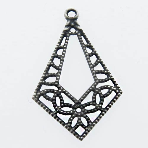 תליון מעוטר חלול 21x14.20 מ"מ