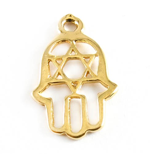 תליון חמסה+מגן דוד 19.10x11.40 מ"מ