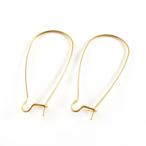 עגיל אובלי גדול 33x16 מ"מ