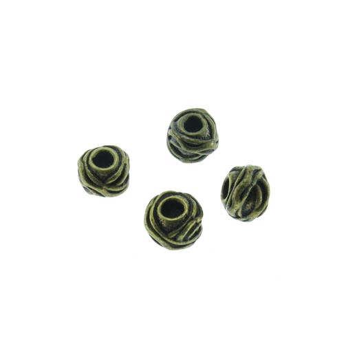 חרוז עגול מלופף 10 מ"מ