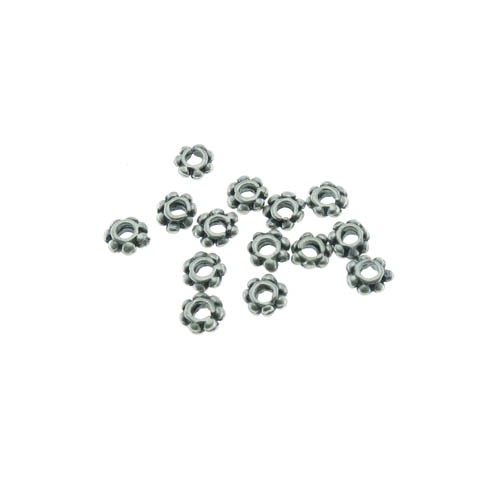 חרוז בצורת פרח משונן 5.80x5.80 מ"מ