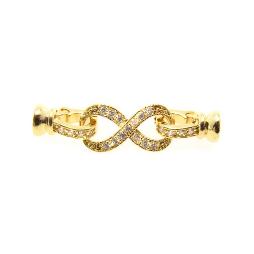 סופיות לצמיד משובץ עם אלמנט אינפיניטי 1.75 מ"מ