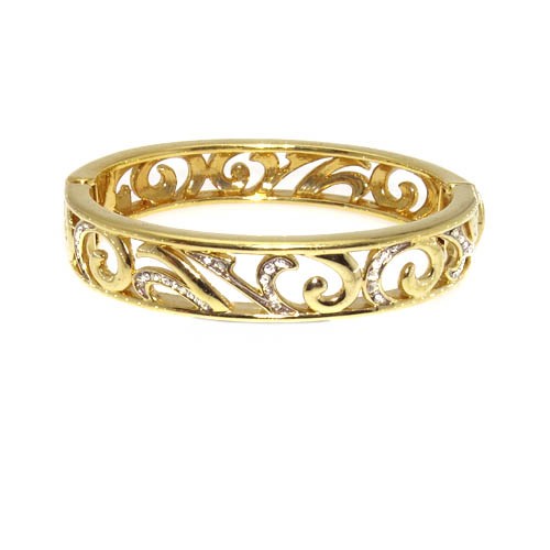 צמיד מהודר ומשובץ בקריסטלים 60.20x49.30 מ"מ