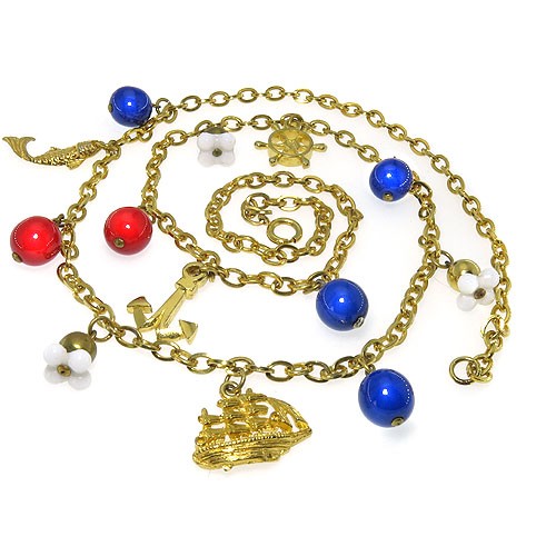 שרשרת מעוטרת בצ'ארמס 79 ס"מ