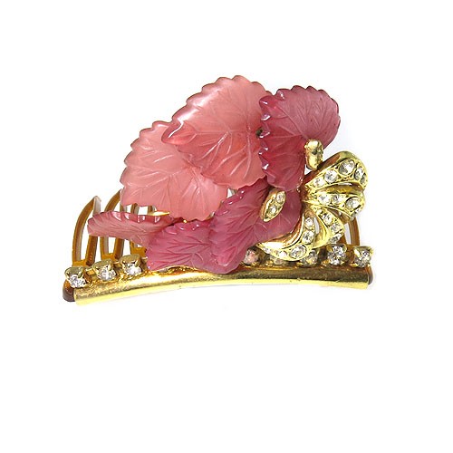 מסרקיית עלים משובצים בקריסטלים