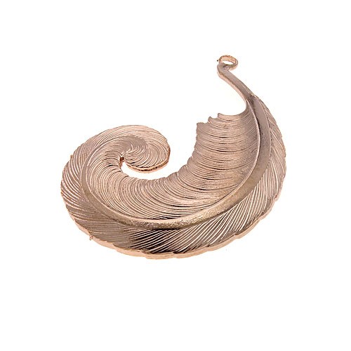 תליון נוצה 53x80 מ"מ