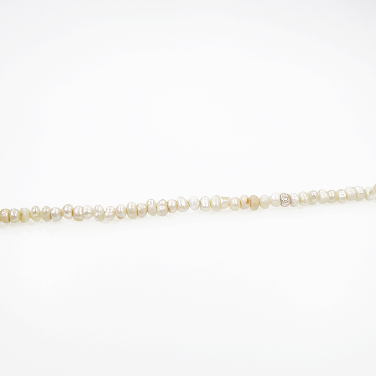 חרוז פנינה אמיתית מבריק א-סימטרי קטן