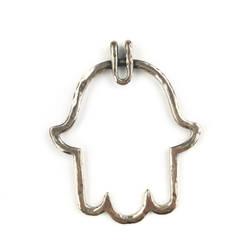 תליון חמסה חלול 60x74ממ צ.ז.מ 1יח