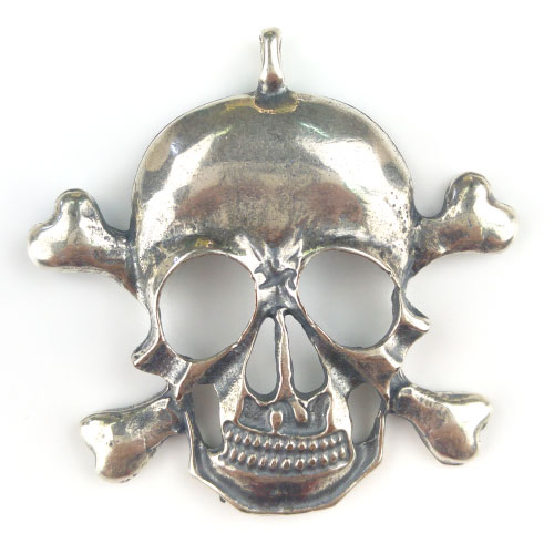 תליון גולגולת 50x50ממ כ.צ 1יח