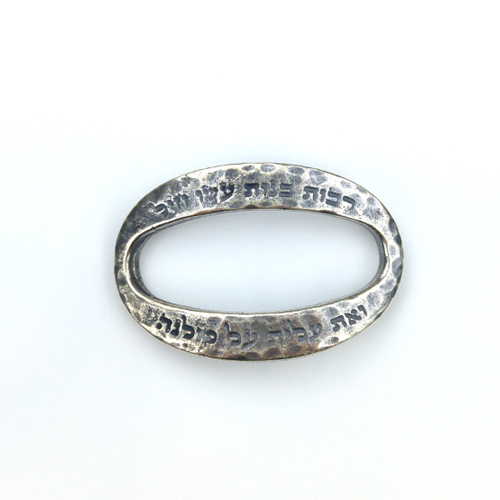 מוטיב לצמיד אובל חלול 25x40mm כ.צ 1יח